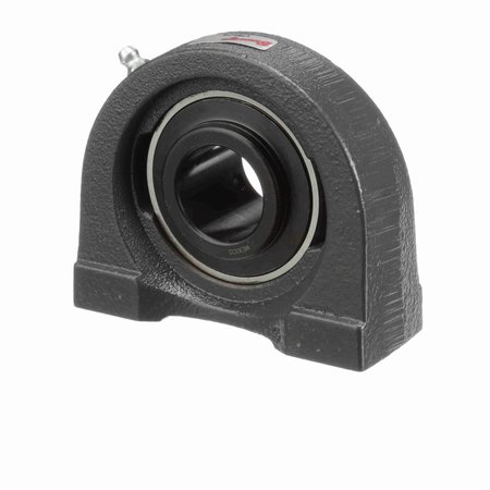 BROWNING Mounted Ball Bearing, Tapped Base Pillow Block, Setscrew, #VTBS218 1-1/8 VTBS218 1-1/8